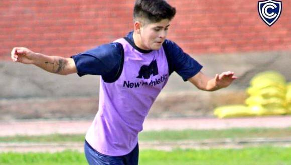 Órgano de la FPF admitió a Mathias Carpio como jugador de Cienciano. (Foto: Cienciano)