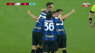 Inatajable: el golazo de Barella para el 1-0 de Juventus vs. Inter en la final de Copa Italia | VIDEO
