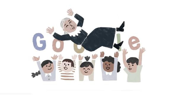 Google celebra el cumpleaños 180 de Juana Alarco de Dammert con un doodle. (Foto: Google)