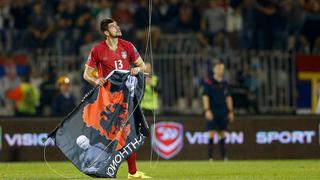 Serbia vs. Albania: la violencia estuvo presente en el duelo