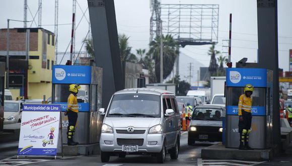La tarifa del peaje cobrado por Rutas de Lima pasará de S/ 5 a S/ 5.5, es decir habrá un incremento de cincuenta céntimos. (El Comercio)