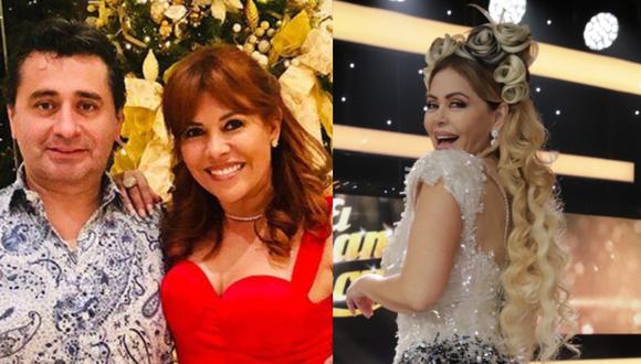 Magaly Medina revela que Gisela Valcárcel intentó contratar a su esposo para su programa. (Foto: Composición Instagram).
