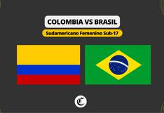 Colombia vs Brasil EN VIVO, hoy: En qué canal, horario y dónde ver el partido por el Sudamericano Femenino Sub-17