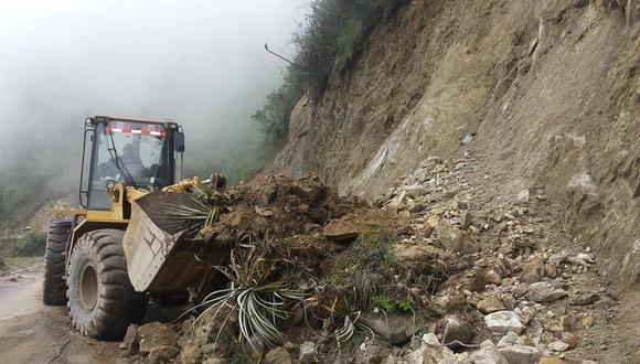 Así quedó la carretera de Pallasca tras largas horas de lluvias. (Foto: cortesía Jacinto Rojas)