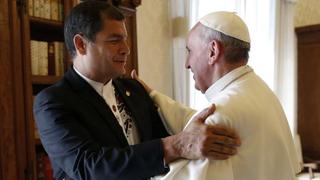 El Papa le dará una audiencia especial a Rafael Correa