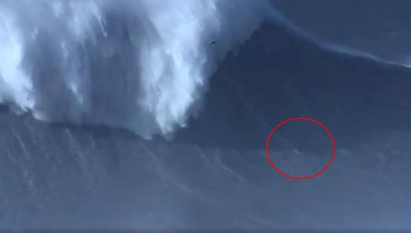 YouTube: así se siente surfear la ola más grande de la historia | VIDEO. (Foto: Captura)