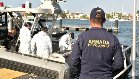 Colombia: un muerto y cuatro desaparecidos en naufragio de una embarcación. (Foto: Armada de Colombia)