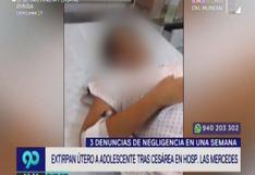 Perú: adolescente se queda sin útero tras cesárea en hospital