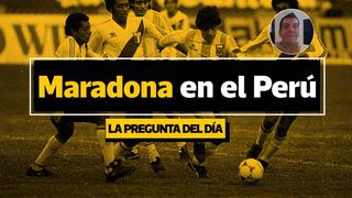 La pregunta del día: ¿Cómo le fue a Diego Armando Maradona cuando jugó en el Perú?