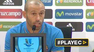 Javier Mascherano: "Tenemos motivos para creer" [VIDEO]