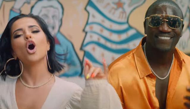 Becky G y Akon se unieron para lanzar el tema “Como no”. (Foto: Captura de video)