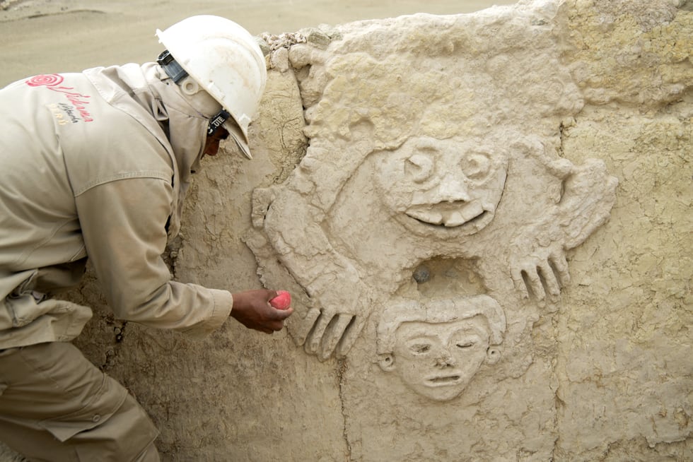 La civilización Caral llegó a su fin por los efectos de un cambio climático. Esto fue plasmado en Vichama. (Foto: Zonal Arqueológica Caral)