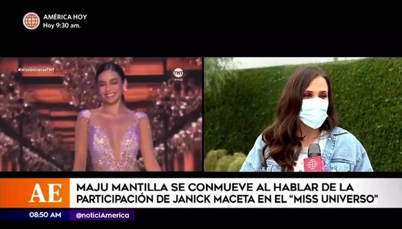 Maju Mantilla A Janick Maceta “gracias Por Emocionarnos Al Escuchar Perú” Nnav Amtv Video 