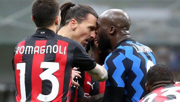 Ibrahimovic y Lukaku tuvieron una fuerte pelea en el Inter vs. Milan