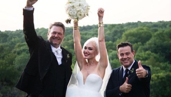 Gwen Stefani se casó con Blake Shelton. (Foto: @gwenstefani)