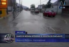 Lima: nuevo deslizamiento de lodo afectó al distrito de Chaclacayo