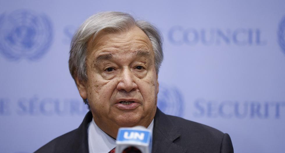 António Guterres is “horrified by the murder” of civilians in a Gaza hospital