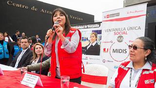 Ministra La Rosa evitó responder sobre salida de ex funcionaria