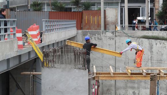 El monto invertido en obras en Transportes y Comunicaciones en el 2020 es el más bajo en los últimos cinco años. (Foto: Lino Chipana/ GEC)