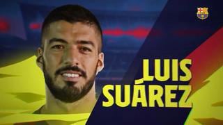 Barcelona incluyó a Luis Suárez y Arturo Vidal en su video de presentación de la plantilla profesional