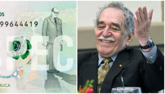 García Márquez ya aparece en nuevos billetes de Colombia