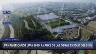 Panamericanos: advierten que solo hay un avance de 0,5% en obras pendientes