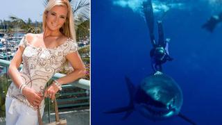La increíble historia de Ocean Ramsey, la modelo que nada con tiburones