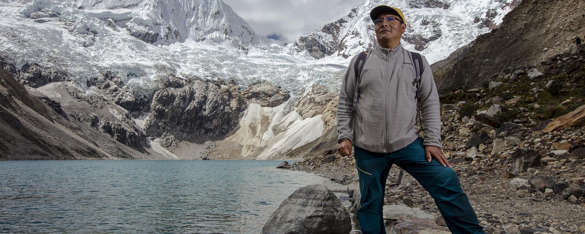 El guía de montaña que demandó a una multinacional alemana por el deshielo en los Andes peruanos