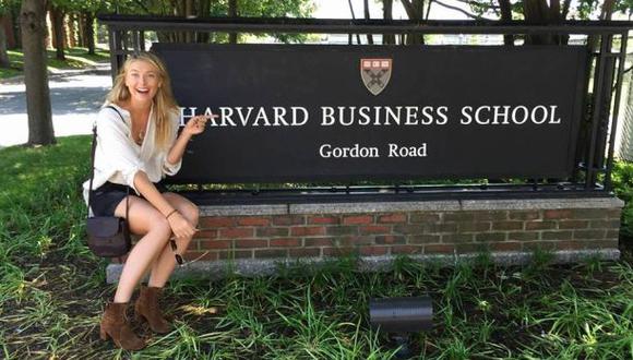 Maria Sharapova toma curso en Harvard durante suspensión