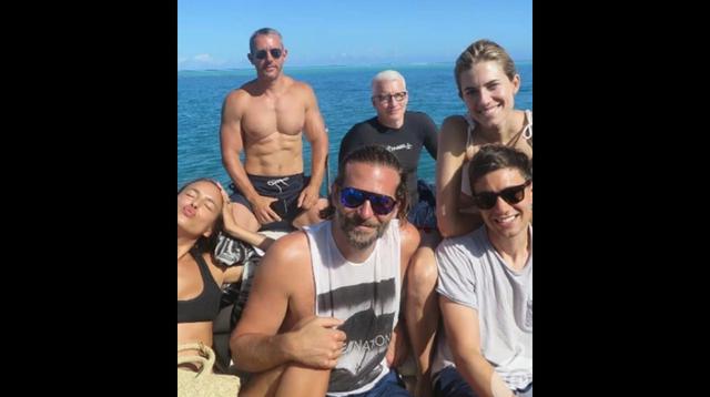 Bradley Cooper e Irina Shayk, se relajan en las playas de Tahití [FOTOS]