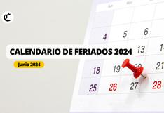 Calendario de feriados 2024 y días no laborables en Perú | Festivos de junio y qué se celebra