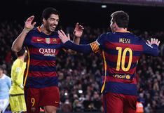 Barcelona vs Celta de Vigo: Lionel Messi hace pase en penal y Luis Suárez anota
