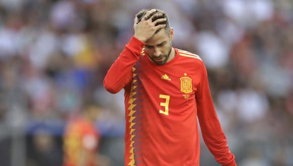 Gerard Piqué ganó el Mundial 2010 con España (Foto: AP).