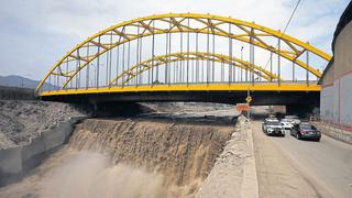 Puentes en alerta por crecida del río Rímac