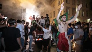 Festejos por la Eurocopa en Italia terminan con un fallecido y varios heridos