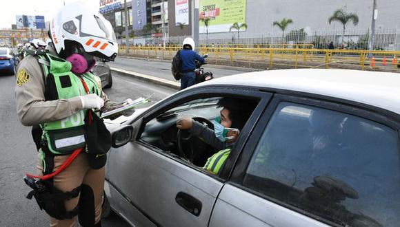 Recordemos que, desde el mes de enero en Lima y Callao, las personas no podían utilizar sus vehículos particulares los días domingo. (Foto: Mininter)