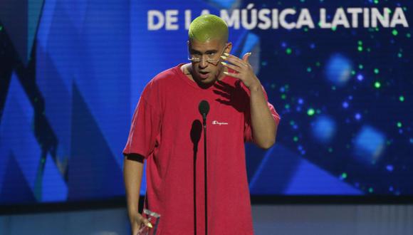 Bad Bunny llega a la ceremonia de los  Premios Billboard de la Música Latina 2021 con la mayor cantidad de nominaciones: 22. (Foto: Eric Jamison/Invision/AP)