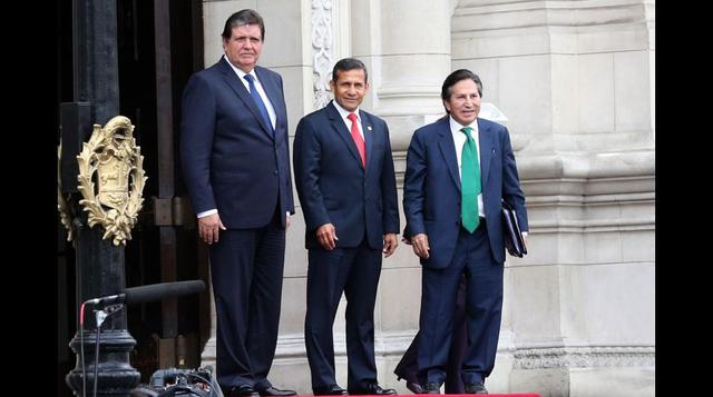La reunión entre Humala y los ex presidentes en imágenes  - 1