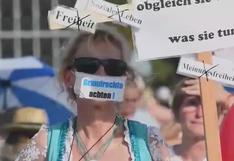 Unas 8.000 personas protestan en Múnich contra las restricciones por la COVID-19