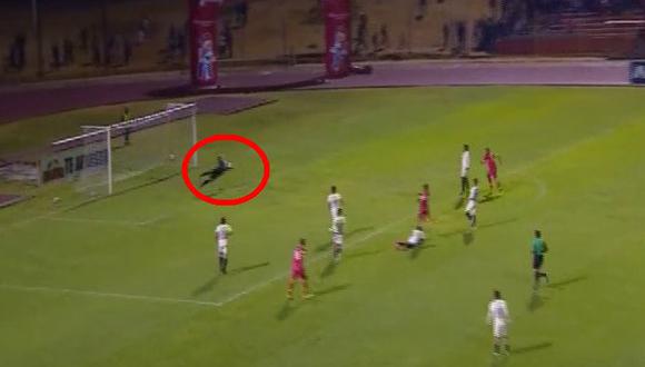 Universitario vs. Huancayo EN VIVO: José Carvallo evitó el 1-0 con espectacular atajada | VIDEO. (Video: Gol Perú / Foto: Captura de pantalla)