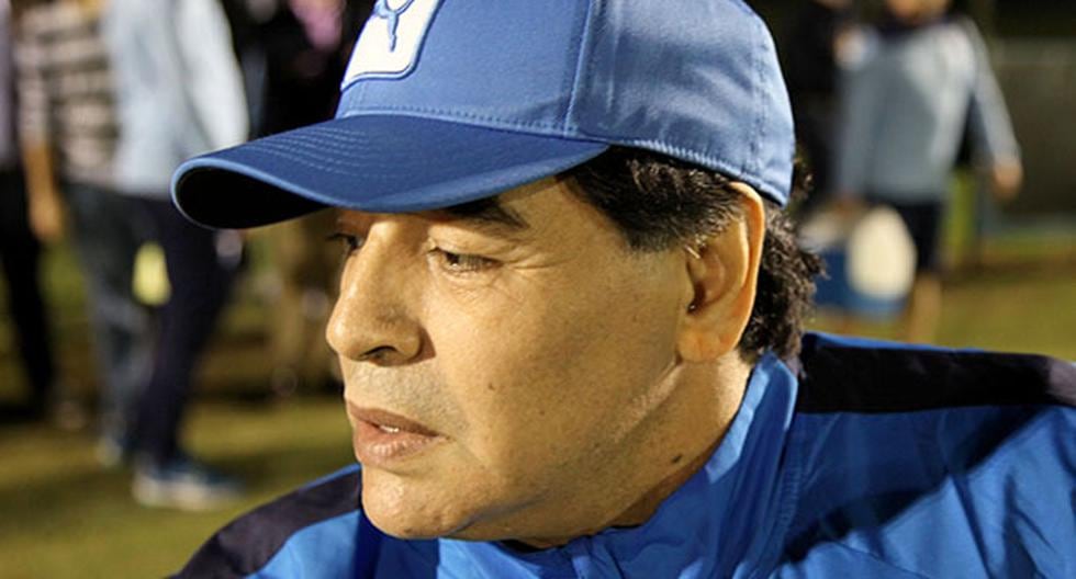 Diego Maradona salió a responder una información que se difundió por medios de Marruecos sobre un amistoso que participó en dicho país africano. (Foto: Getty Images)
