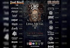 Lima Metal Fest 2016: se revelaron los horarios de las bandas