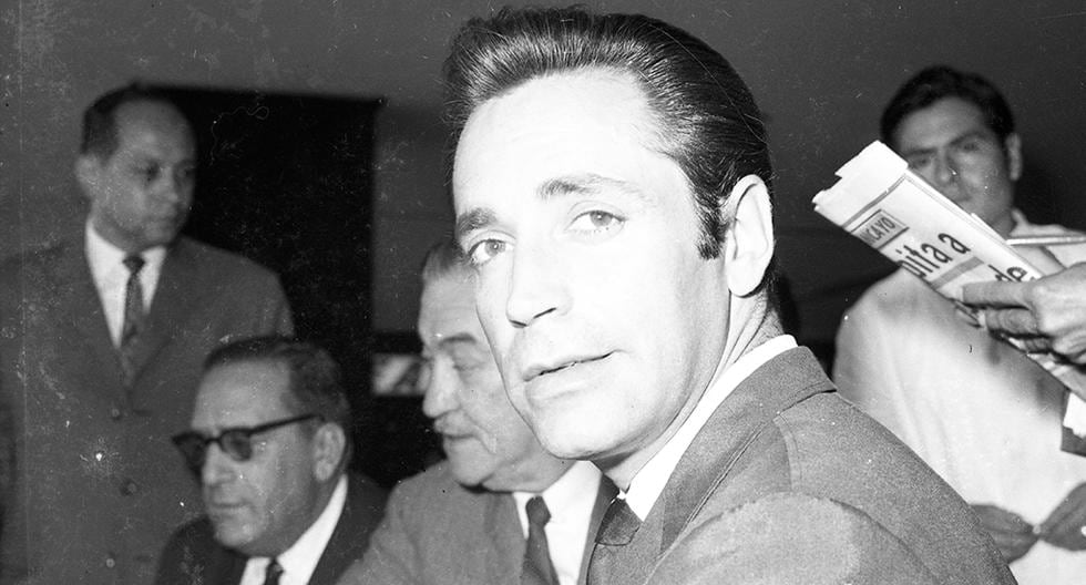 El actor mexicano Julio Alemán a su paro por Lima en 1966. Foto: GEC Archivo Histórico
