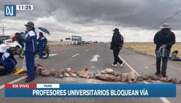 Los manifestantes de la Universidad Nacional del Altiplano llevan 43 días en esta medida de fuerza sin encontrar respuesta del Gobierno a sus peticiones.