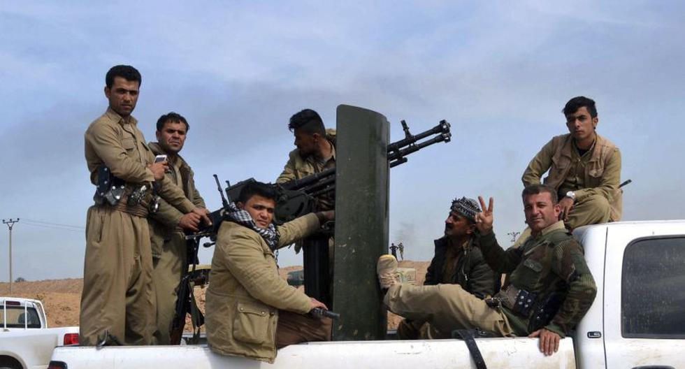 Peshmergas en Kirkuk. (Foto: EFE)
