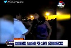 YouTube: llamó "serrano" a vigilante de supermercado en Miraflores