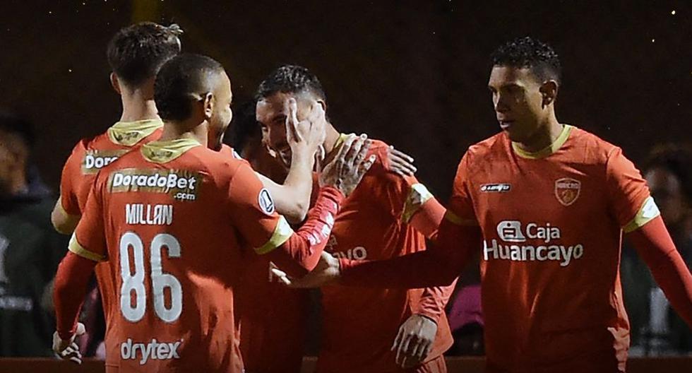 Sport Huancayo venció 2-1 a Nacional en el estadio Huancayo por Copa Libertadores. (Foto: Libertadores)