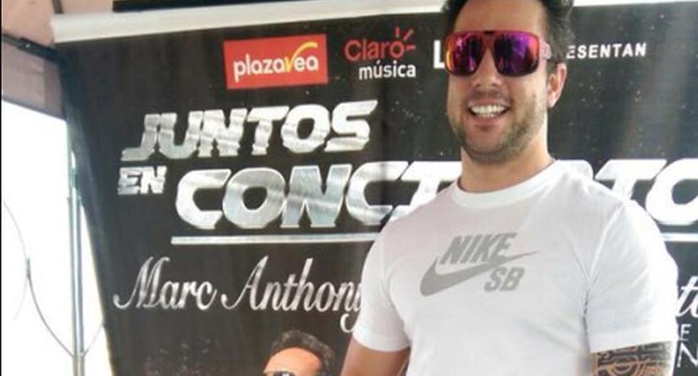 Nicola Porcella no se perderá el concierto de Marc Anthony y Romeo Santos en Lima. (Foto: MVV Asociados)
