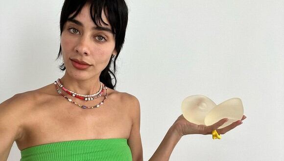 La actriz celebró en sus redes sociales haberse quitado los implantes mamarios (Foto: Esmeralda Pimentel / Instagram)