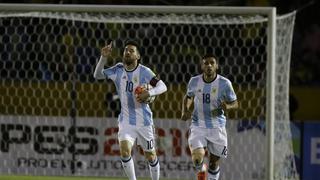 Argentina vs. Ecuador: Messi anotó golazo para el 2-1